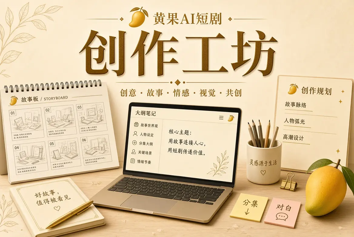 以手记记录灵感的原创主题图形